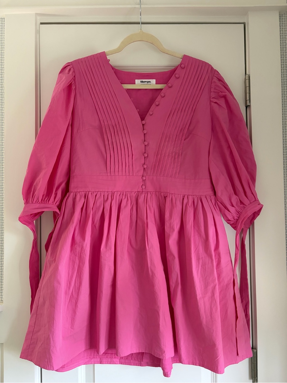 Showpo Zandra ice pink mini dress